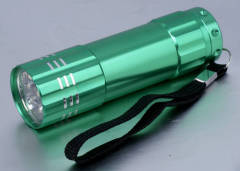9 LED Aluminum flashlight