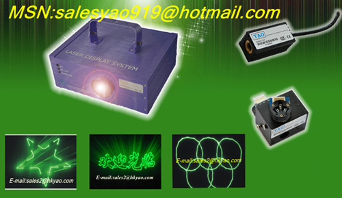 Green Animation Laser Light+DMX512+20kpps Scan Speed+Light Projector