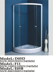 5mm toughened glass shower room