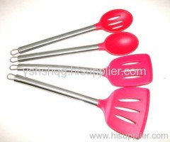 Non-stick silicone turner and spoon tools