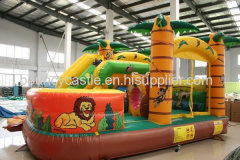 tropical forest inflatable bouncer