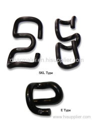 Rail clip, tension clamp