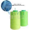 Cotton wrapped polyester core spun sewing thread