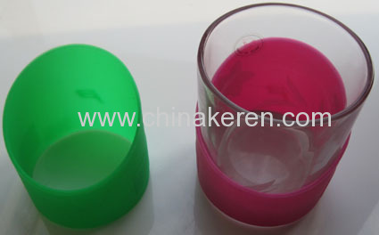 of many colors silicone cup covers with printed logo