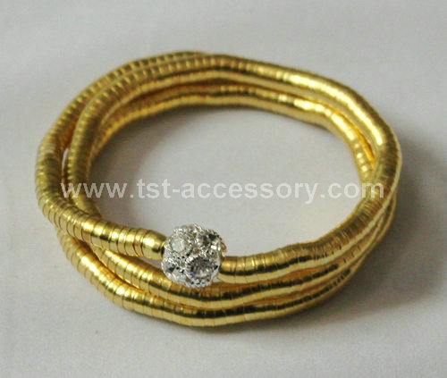gold bendy snake necklace