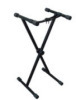 New Black Steel Keyboard Stand