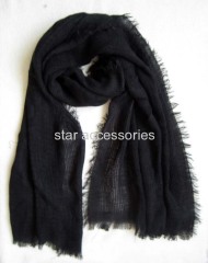 soft acrylic woven scarf