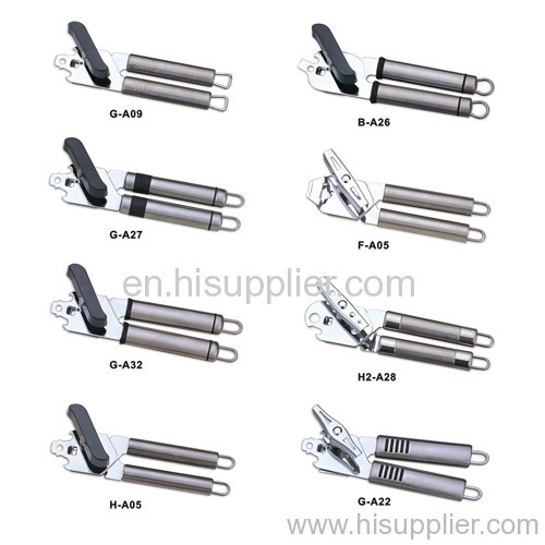 Different kinds of can opener