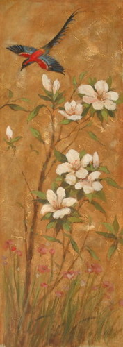modern landscape flower oil painting