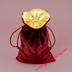 Satin Gift Bag with Embroidery Logo