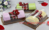 Cherry Steamed Bread Roll Towel Cake