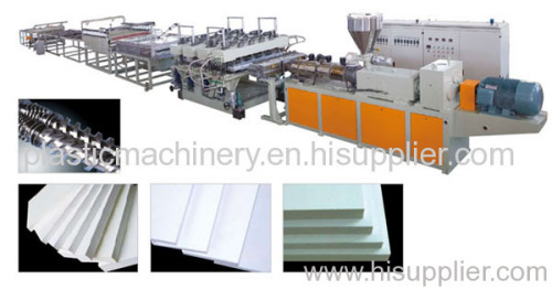 PVC foam board production line