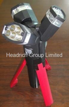 New design tripod 5 LED flashlight