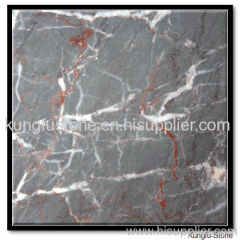 white marble brown veins slab