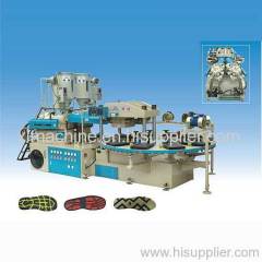 Rotary Table Type Full-Auto Plastic two colour Tr -Sole Injecting Moulding Machine
