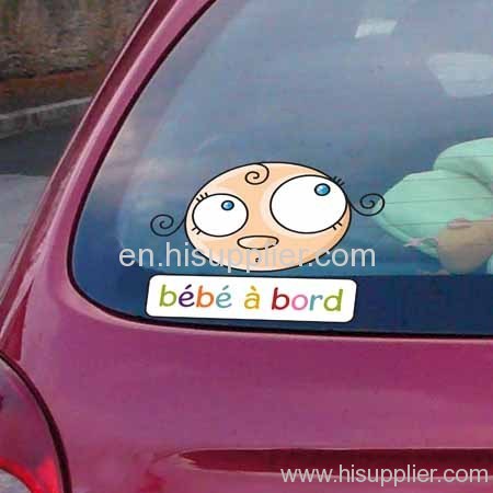 car window sticker