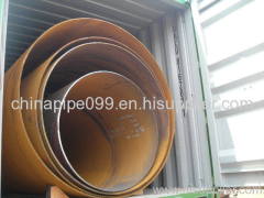 AWWA C200 ASTM A252 spiral steel pipe SAWH PIPE