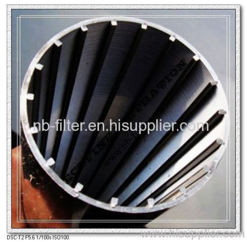 Stainless Steel Rotary Brush Strainer Filter in Grape Wine Factory