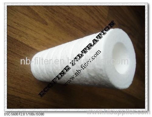 Polypropylene Meltblwon Rigid Filter Cartridge