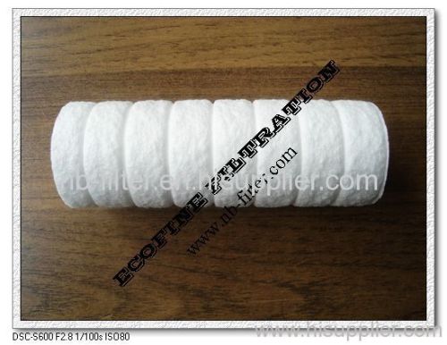 Polypropylene Meltblwon Rigid Filter Cartridge