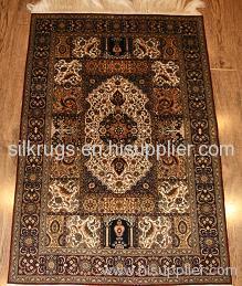 handmade silk tapestry