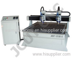 CNC routerJCUT-1212S-2 (two spindles with water cycling system)