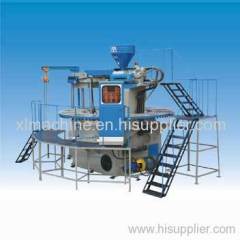 Rotary Table Type Full-Auto Sole Injecting Moulding Machine ( for rainboots)