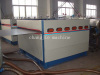 Hollowness grid board extrusion production line