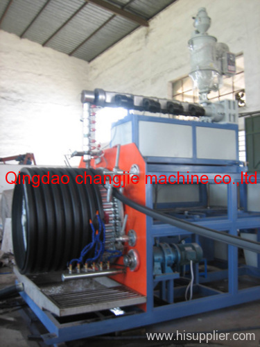 HDPE Large-diameter Hollowness Wall Winding Pipe Making Line