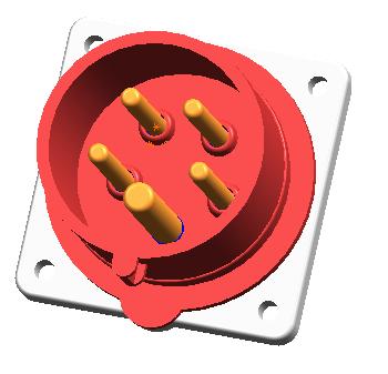 FS14541/FS34541 Panel mounted socket