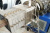 Wood plastic profile machine