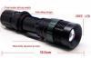 Ultrabright adjustable focus Cree LED flashlight