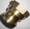Brass camlock quick coupling