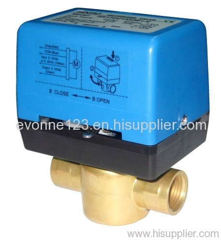 SZD series motorized floating/modulating valve