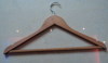 Flat wooden hanger