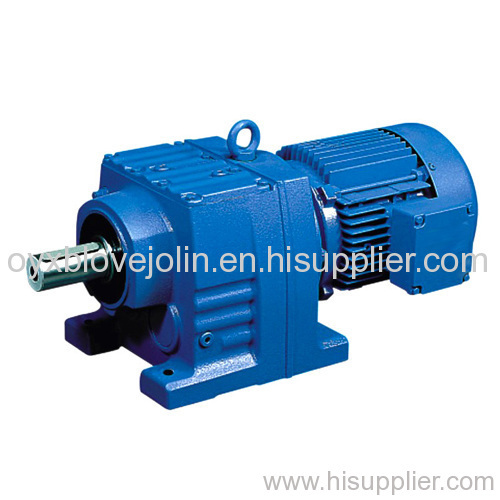 R Helical gear reducer