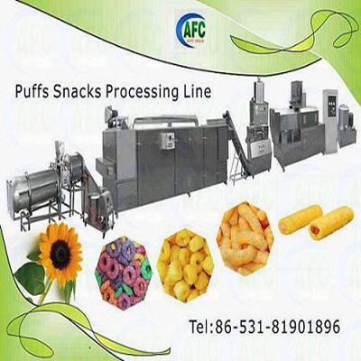 Co-extruded/core-filling snack food processing line