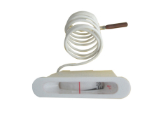 Freezer capillary thermometer