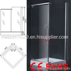 enclosed shower room