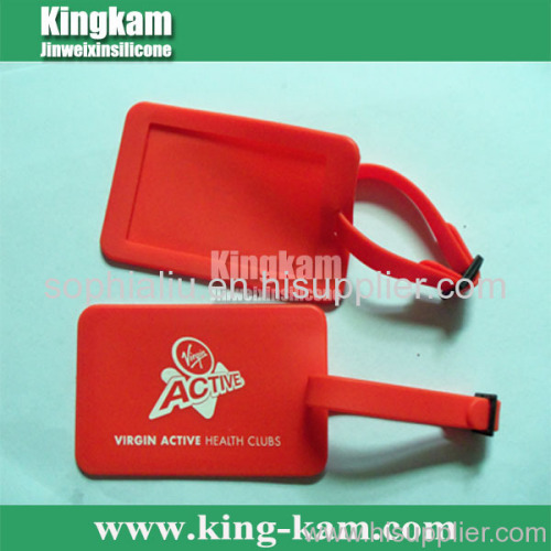 silicone luggage tag