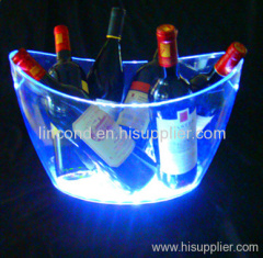 Rechargeable led wine ice bucket