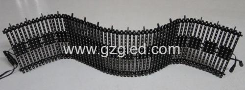 The newest led flexible full color lights curtain led display