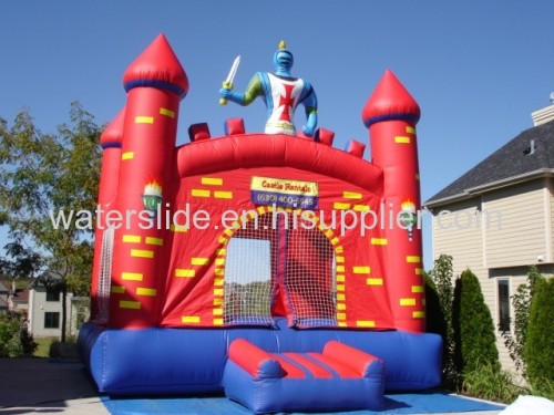 super red wall inflatable mini bouncer