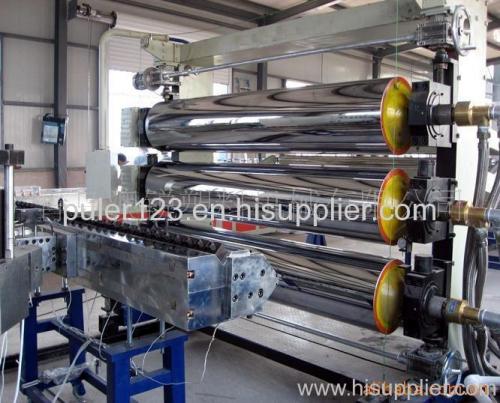 WPC construction template board production line