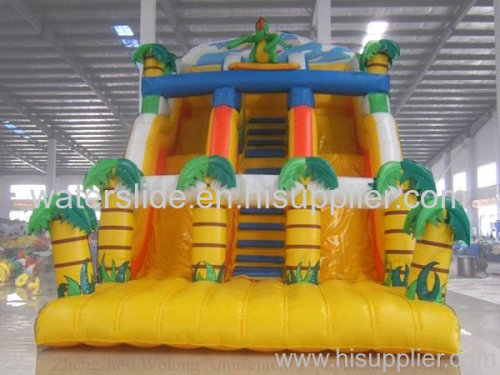 forest inflatable water slide