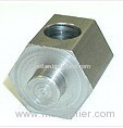 Hex nut with hole