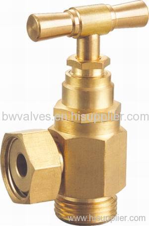 Brass isolating valve