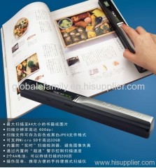 mini portable handheld scanner for document