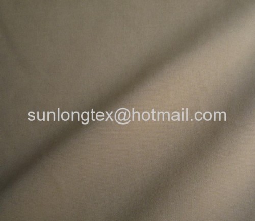 Polyester nylon cotton plain fabric with peaching