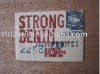 retro jeans fabric label